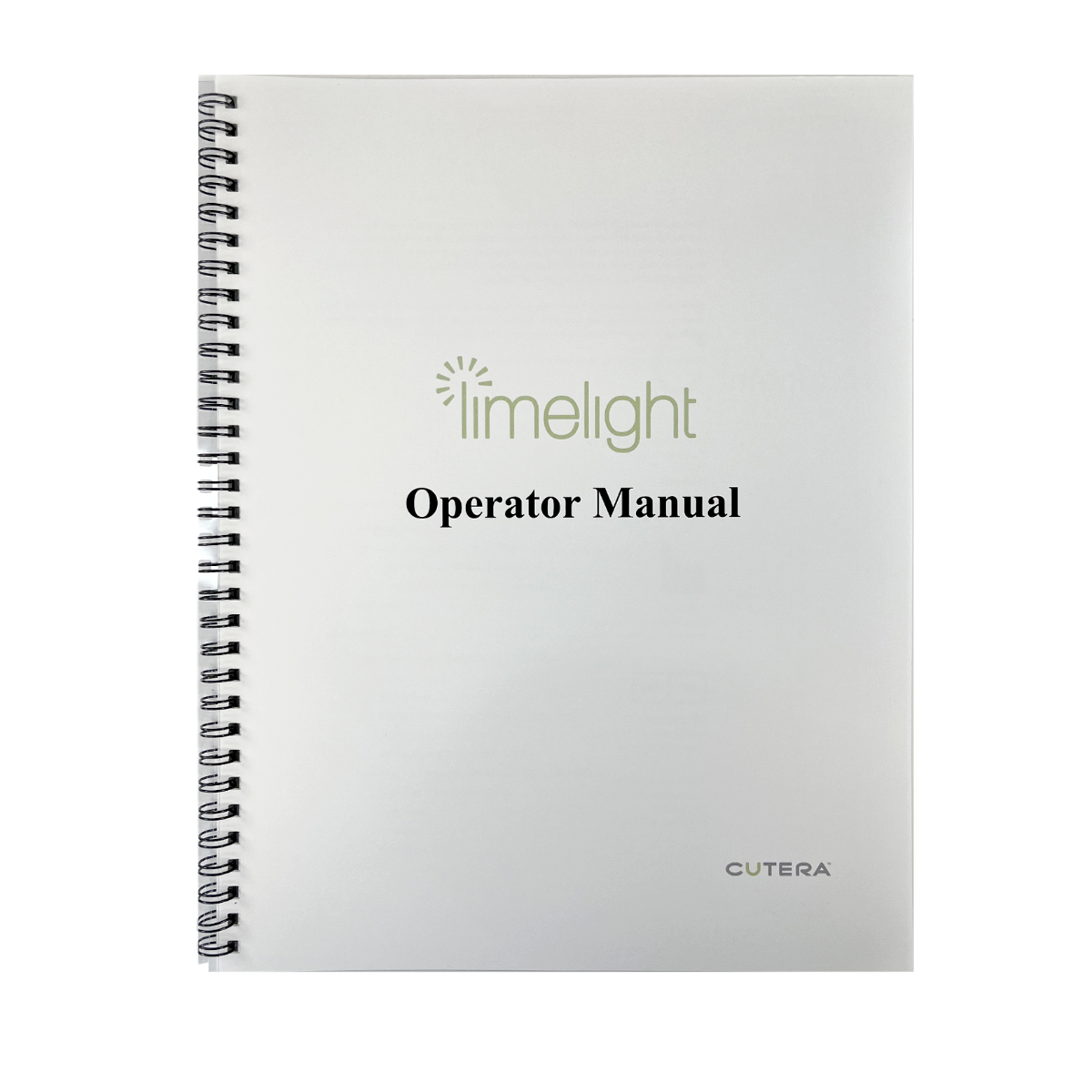 CUTERA, limelight Operator Manual, P/N D0436 Rev. E, 2017