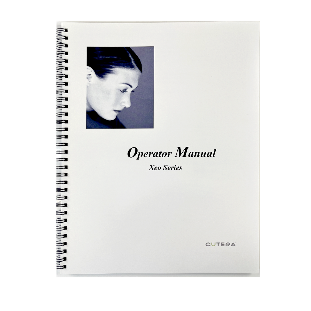 CUTERA, the Xeo Series Operator Manual, P/N D0075 Rev. N, 2016