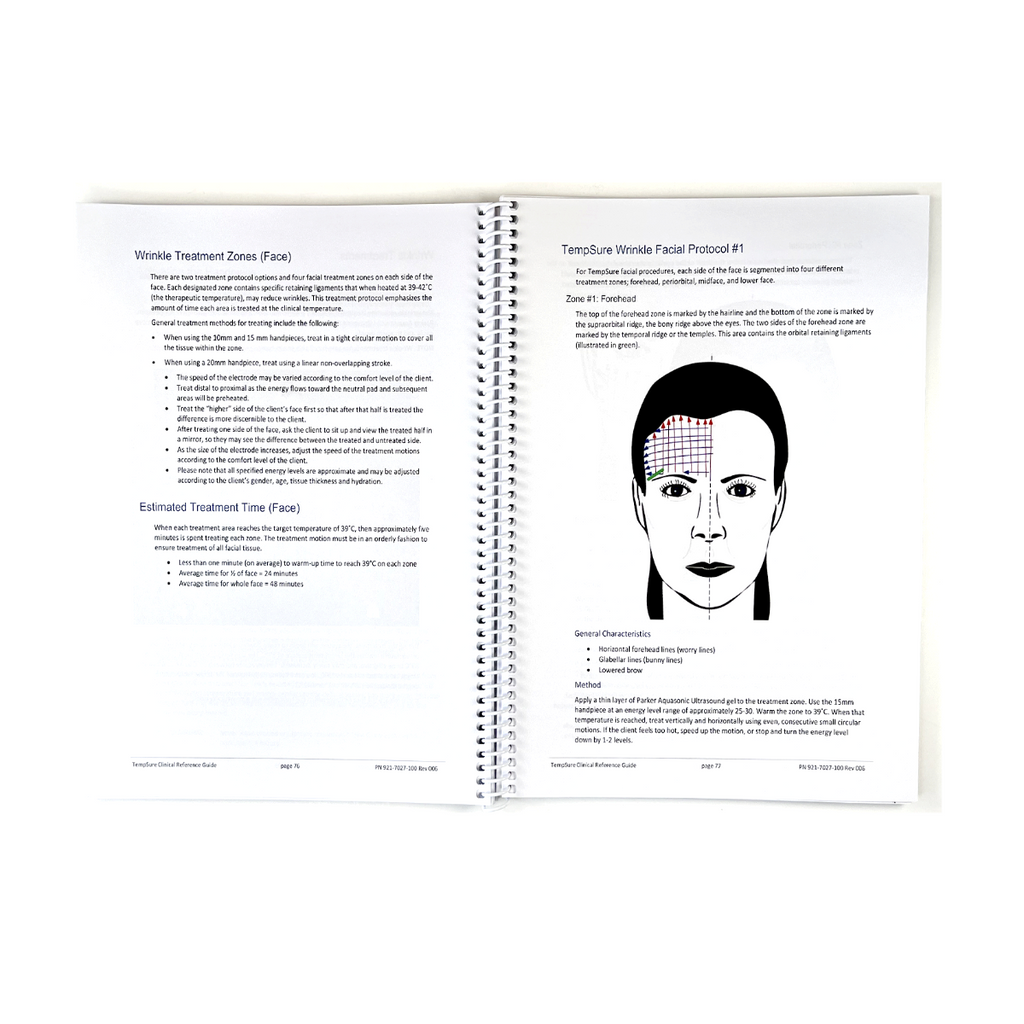 Cynosure Tempsure RF Clinical Reference Guide User Skin Treatment 9217027100 Rev. 006