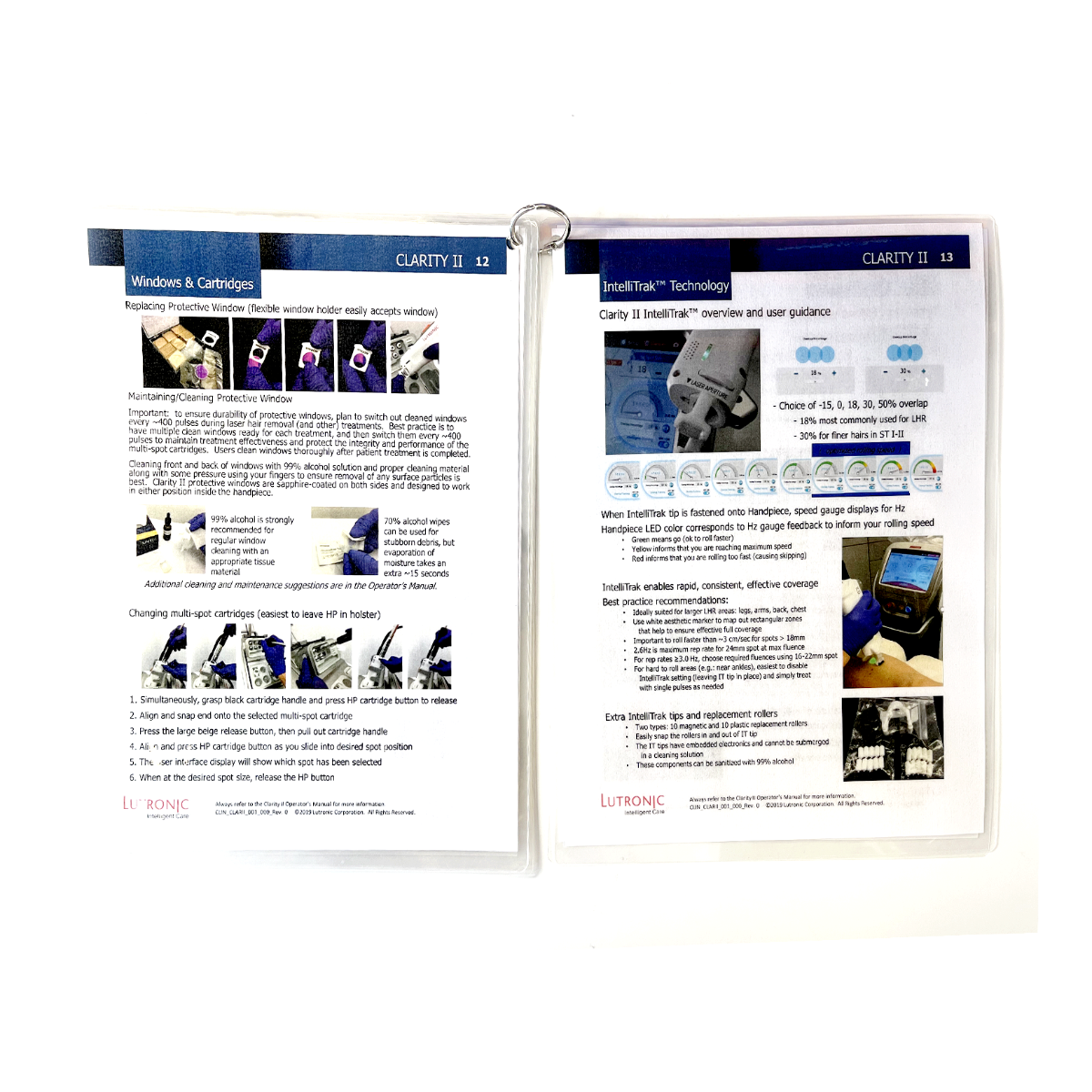 Lutronic Intelligent Care Clarityii Quick Guide Reference