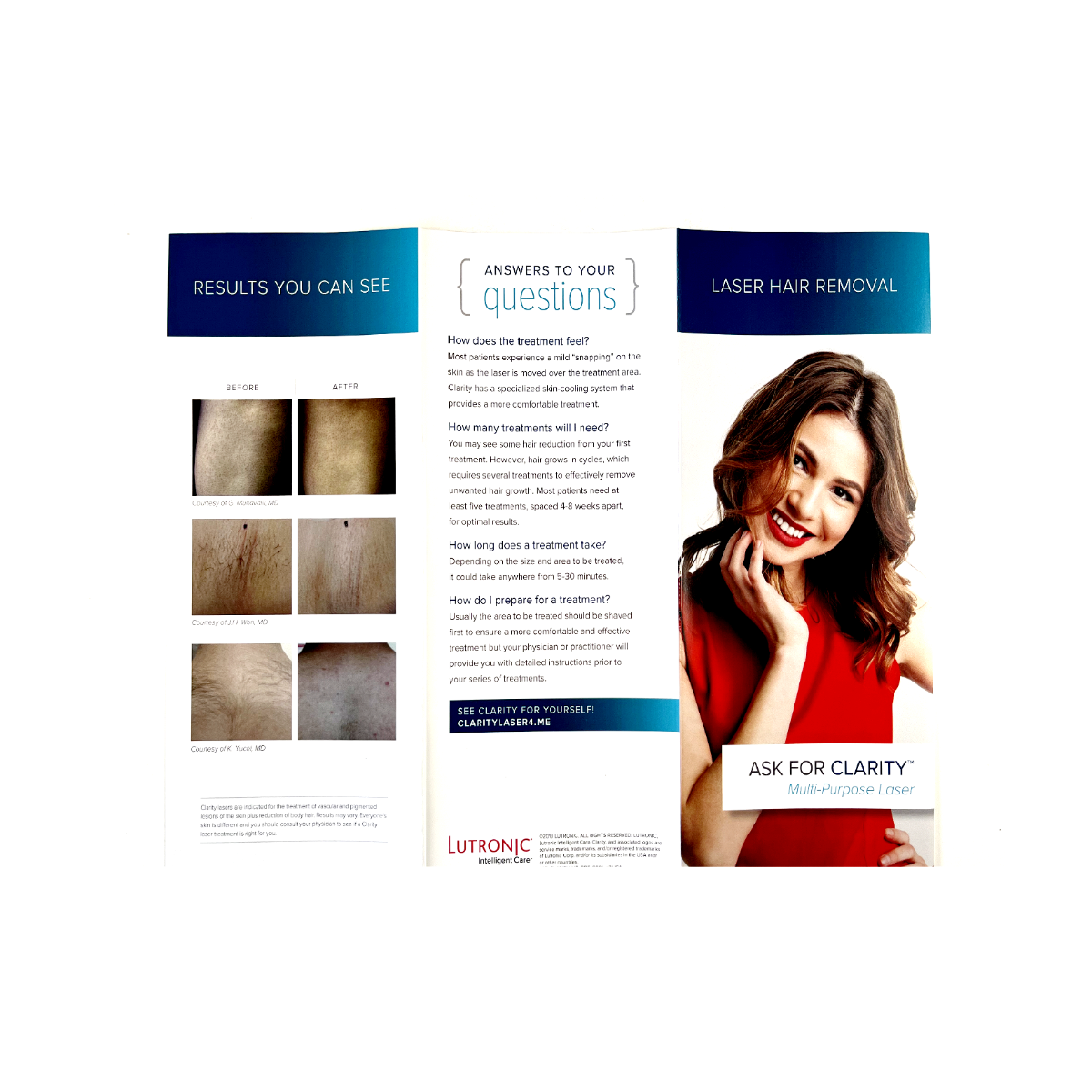 Laser Hair Removal Ask for Clarity Multi-Purpose Laser Brochure