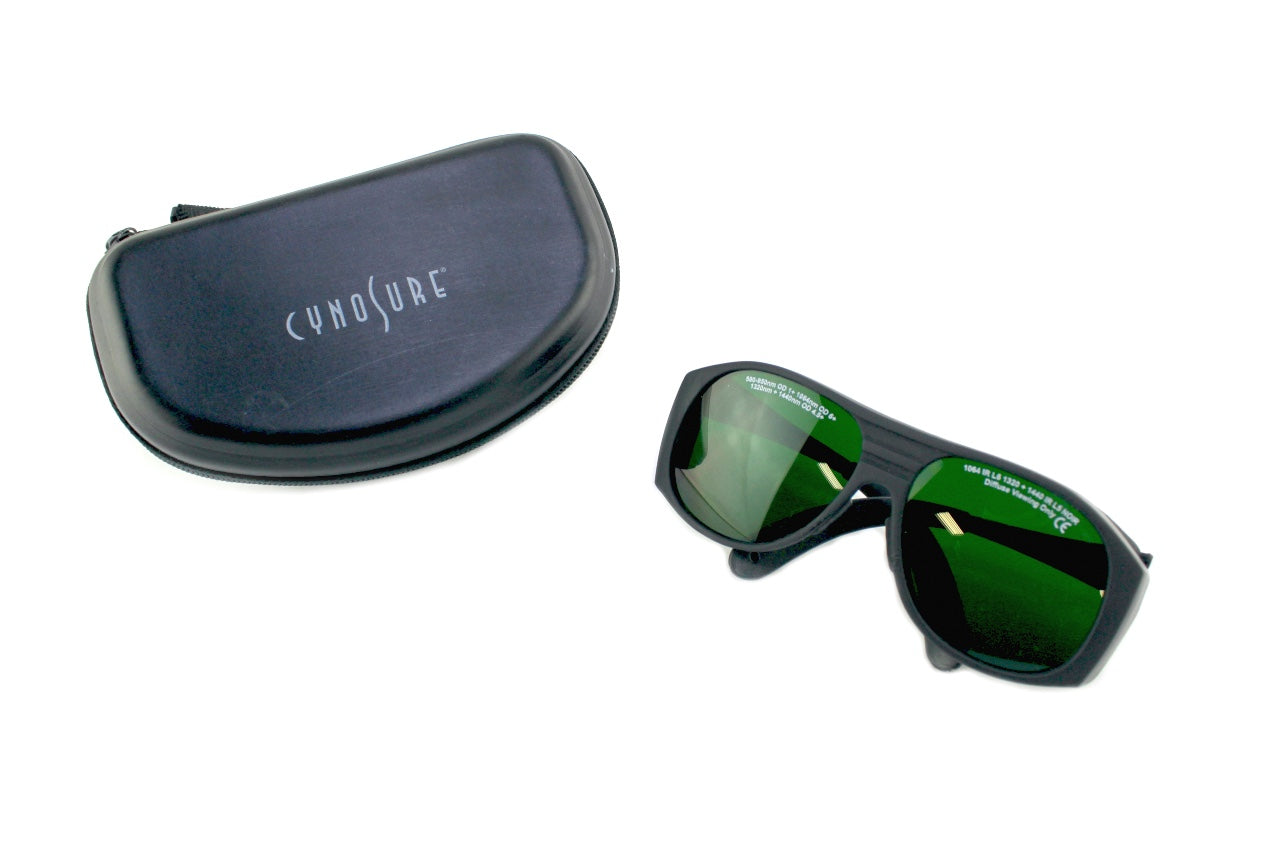 Cynosure Laser Gard Forest Green Laser Operator Eyewear Safety Glasses Nd:YAG/XPL