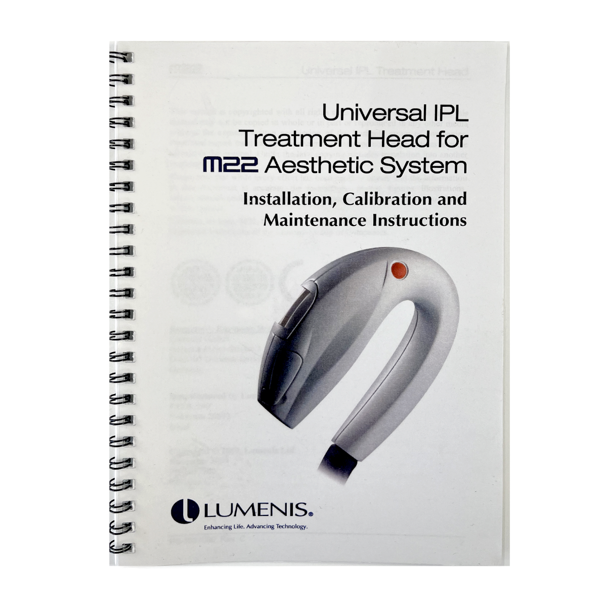 LUMENIS Universal IPL Treatment M22 System Installation Calibration Manual PB-1037980