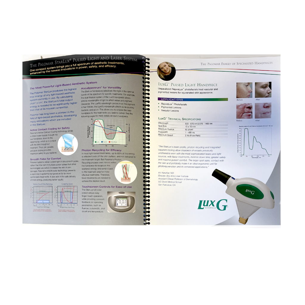 Palomar StarLux Pulsed Light and Laser System Informational Manual