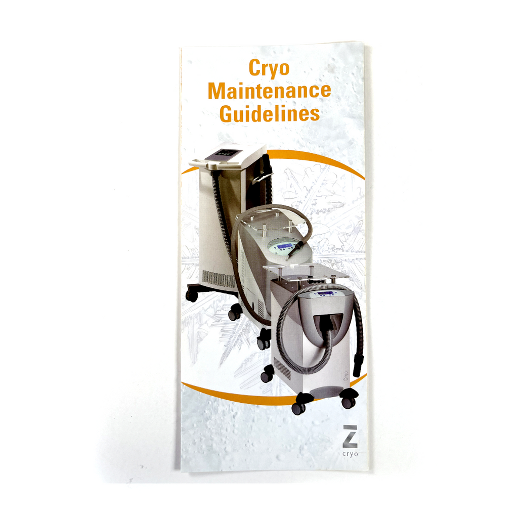 Zimmer Cryo Maintenance guidelines brochure