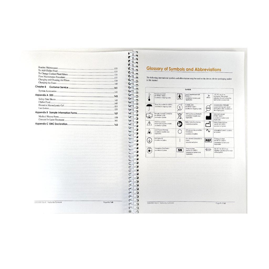 Cynosure Operator's Manual Vectus Laser system 3500-0001 Rev. K 2016