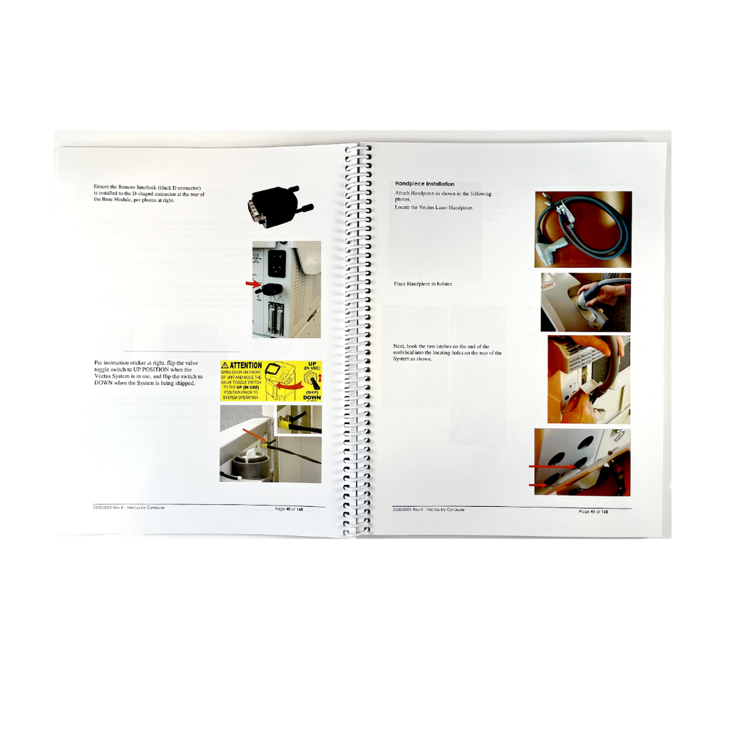 Cynosure Operator's Manual Vectus Laser system 3500-0001 Rev. K 2016
