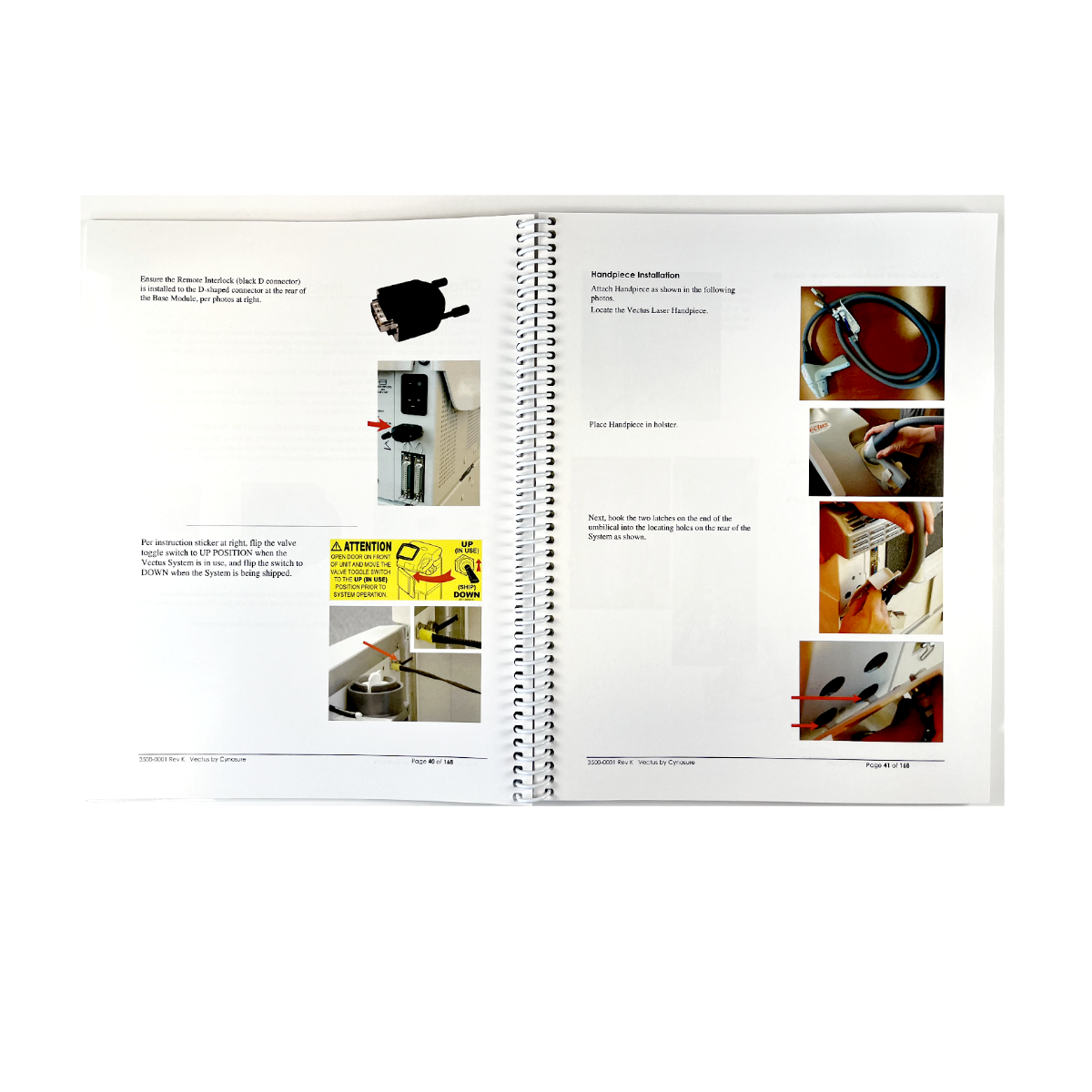 Cynosure Operator's Manual Vectus Laser system 3500-0001 Rev. K 2016