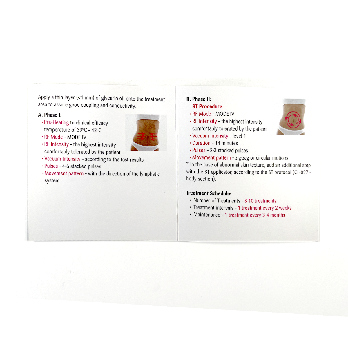 VIORA, REFIT, Body ST with BC and FC Quick Guide, P/N: CL-004 RFT FDA, 2012
