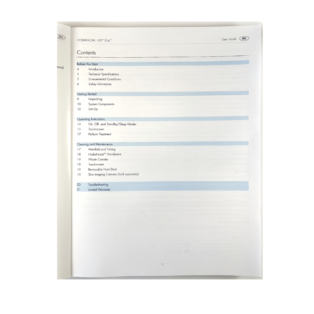 Hydrafacial MD Elite User Guide 1900036-A 2/18/2020