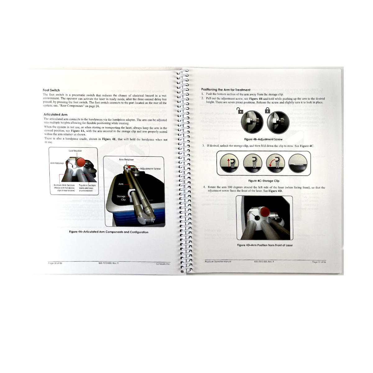 Cynosure Picosecond Workstation Operator Manual 8507012000 Rev.9
