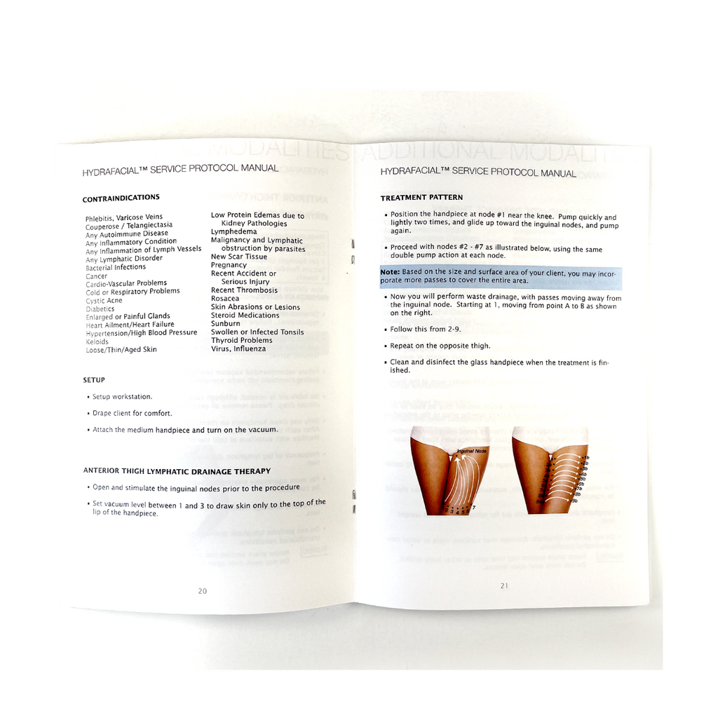 2013 EDGE for life Hydrafacial MD Lymphatic Drainage Manual Guide 19538-A Rev 5
