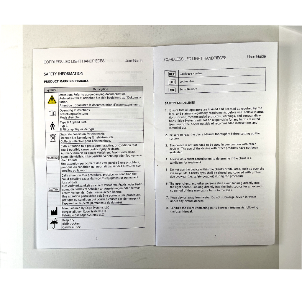 CORDLESS LED LIGHT SYSTEM Guide
