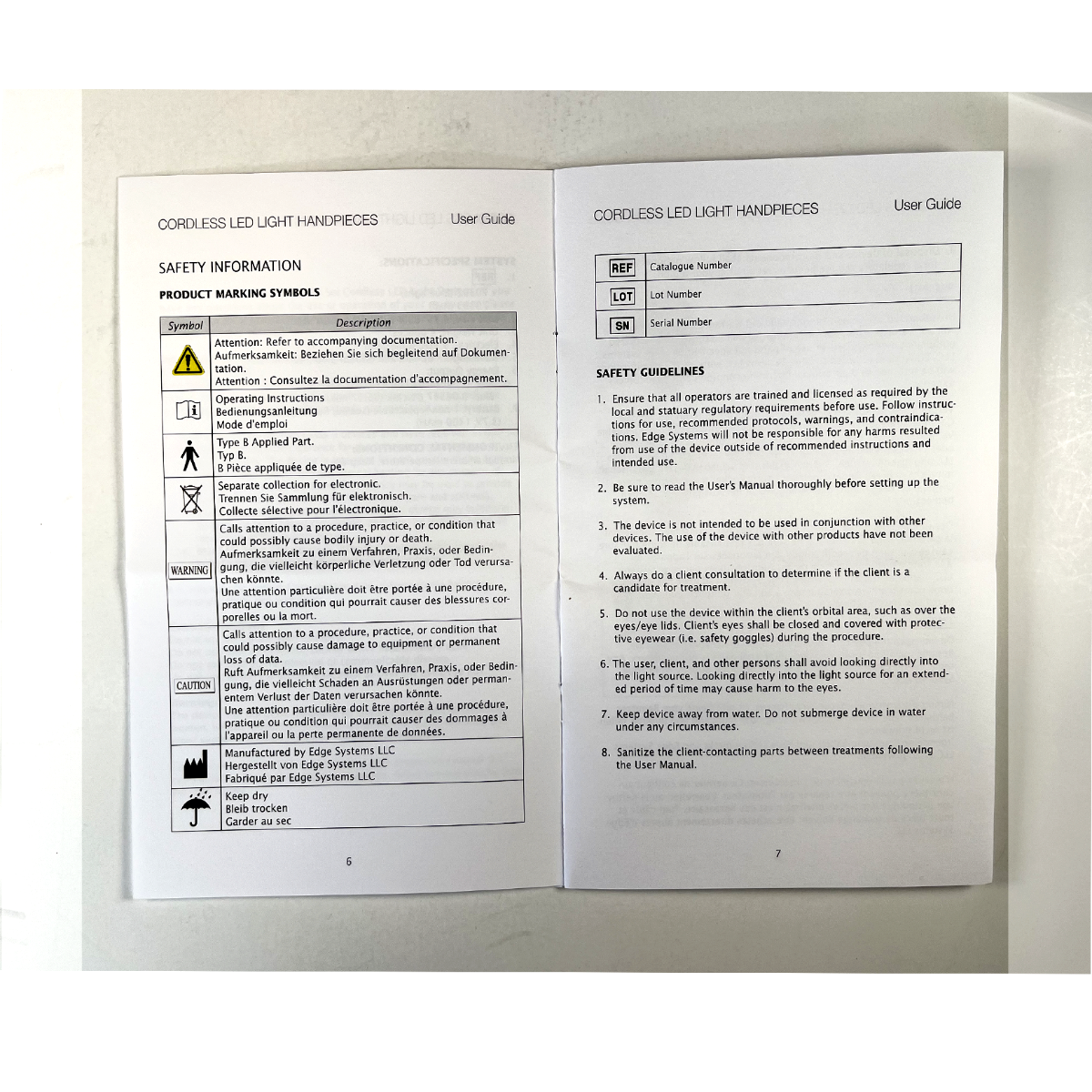CORDLESS LED LIGHT SYSTEM Guide