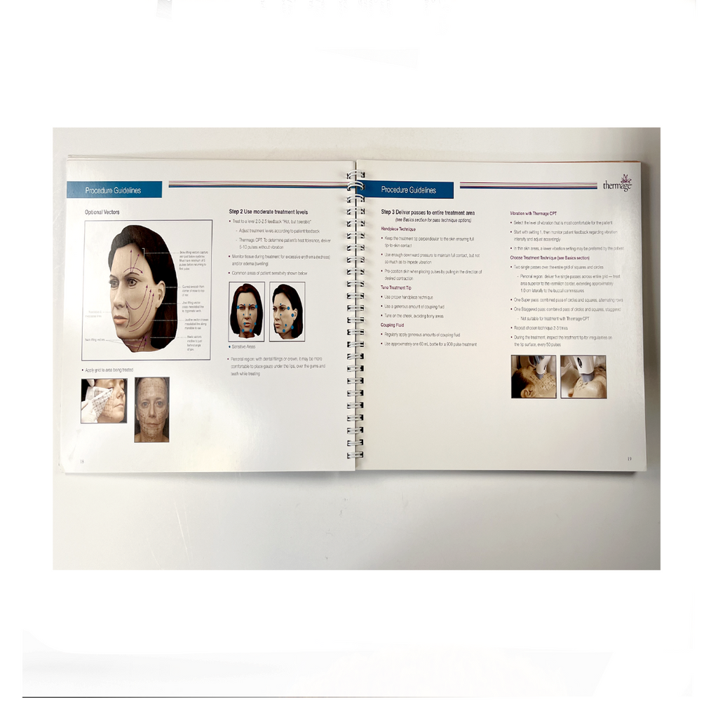 Thermage Procedure REFERENCE GUIDE User Operator Manual MK3118 2010 -1