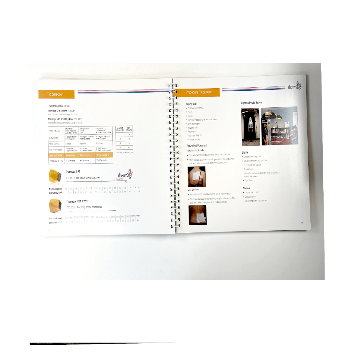 Thermage Procedure REFERENCE GUIDE User Operator Manual MK3118 2010 -1