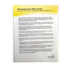 Thermage Front Office Dialog Script Patient Questions Answers FAQ Guide MK2006 D / Fraxel DUAL 1550/1927 Laser Treatment Settings, 2011
