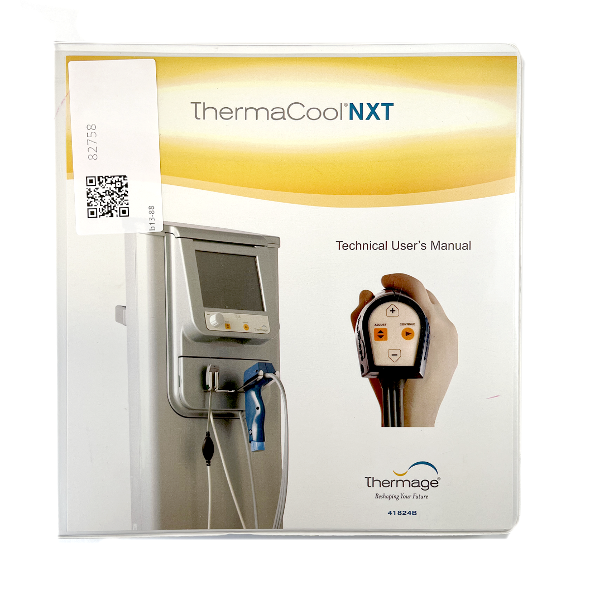 Thermage, ThermaCool NXT, Technical User’s Manual, P/N 41824B/40589, EXP 2007