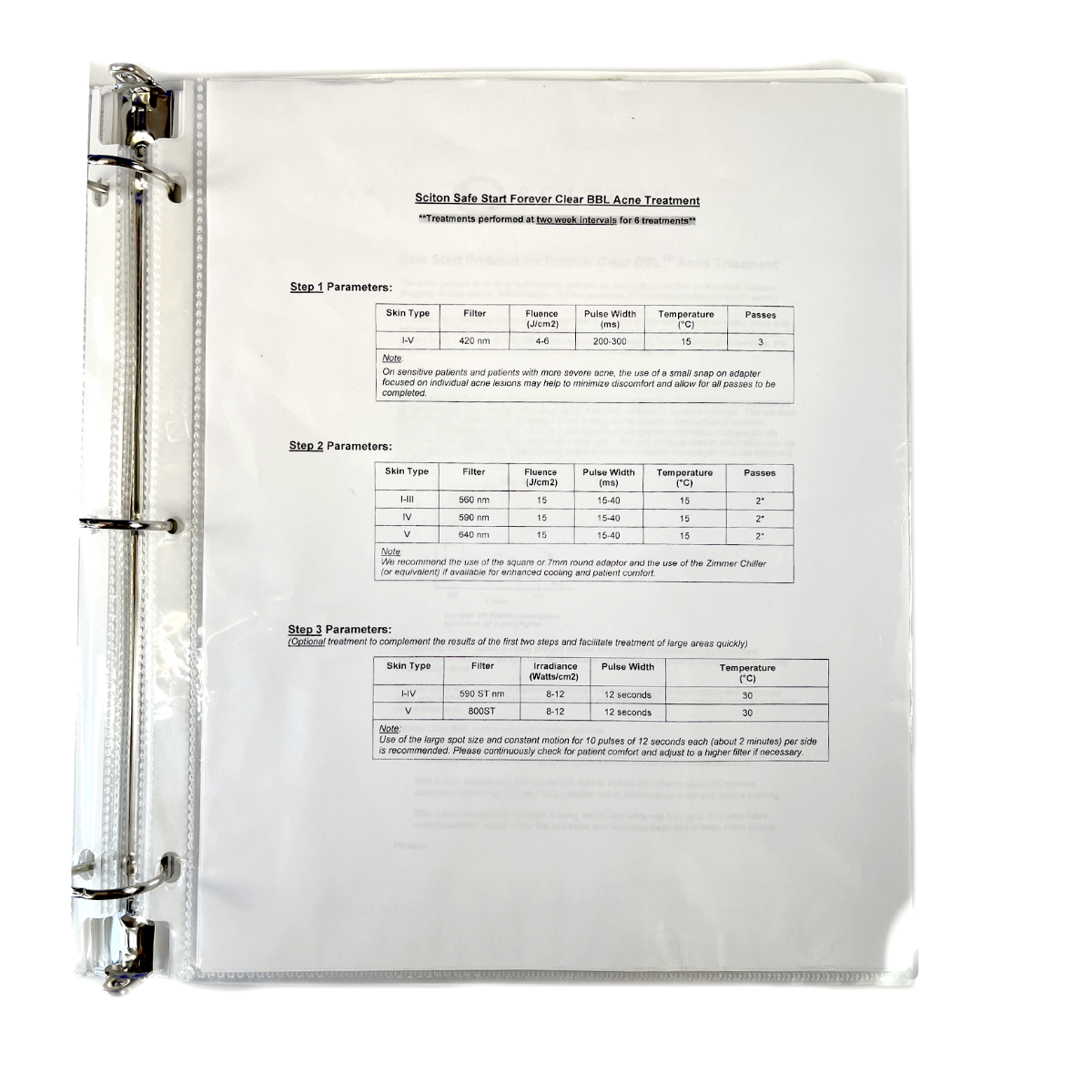 SCITON Halo/BBL Clinical Manual and Protocols, P/N 2013-013-00 Rev K