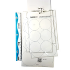 THERMI250, Ruler (0mm-40mm, 0cm-4cm). Example Treatment Zone & Maximum Depth (70mm, 100mm, and more) 11 ruler sheets,
