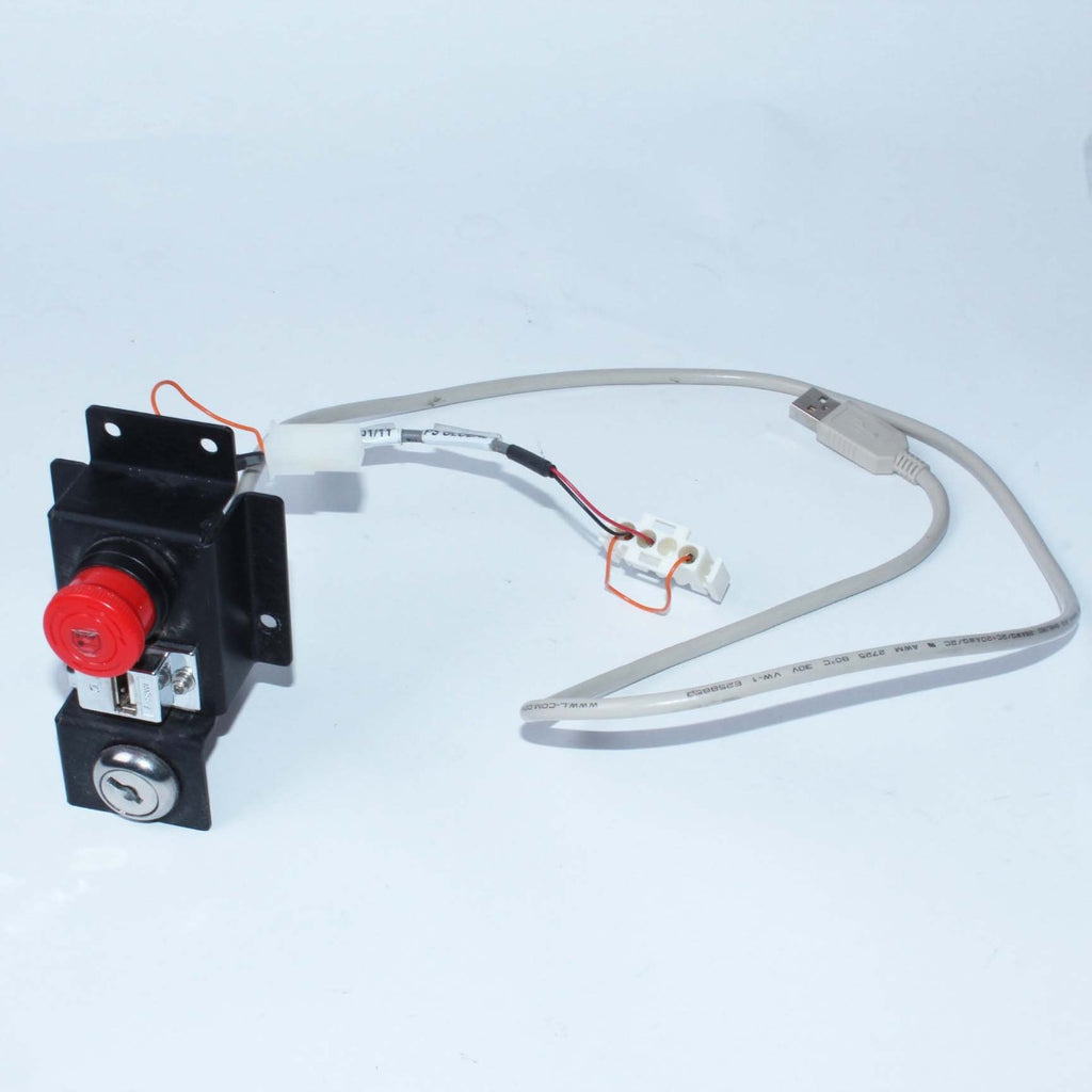 Lumenis LightSheer Duet Laser Key Switch Emergency Stop Button and USB Assembly