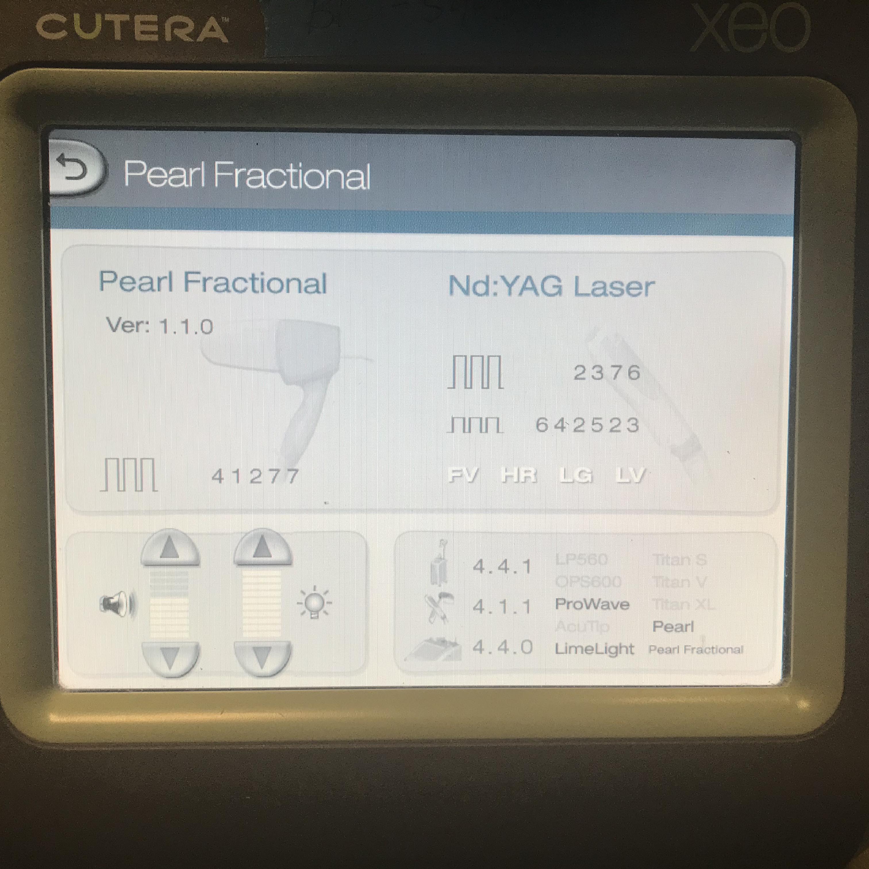 2015 Cutera Pearl Fractional ErYSGG Laser Skin Scar Deep Resurfacing LOW shots
