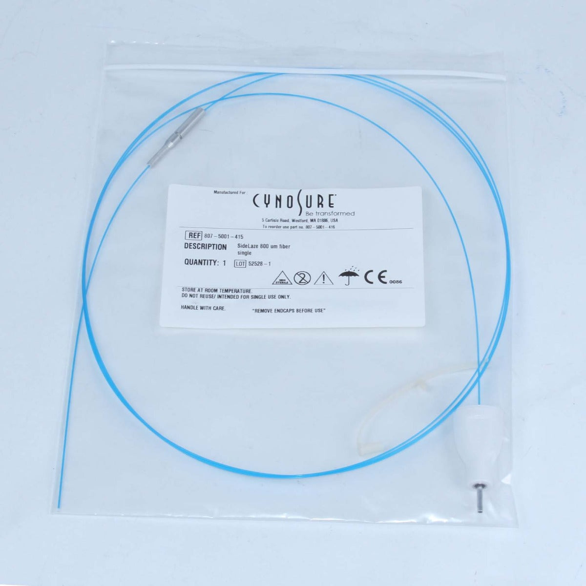 Cynosure SmartLipo SideLaze 800um Blue 1440 Laser Fiber 807-5001-415 - Opened