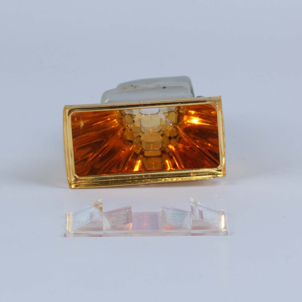Damaged Lumenis LightSheer ET Handpiece Chill Tip Lens Assembly AS IS FOR PARTS