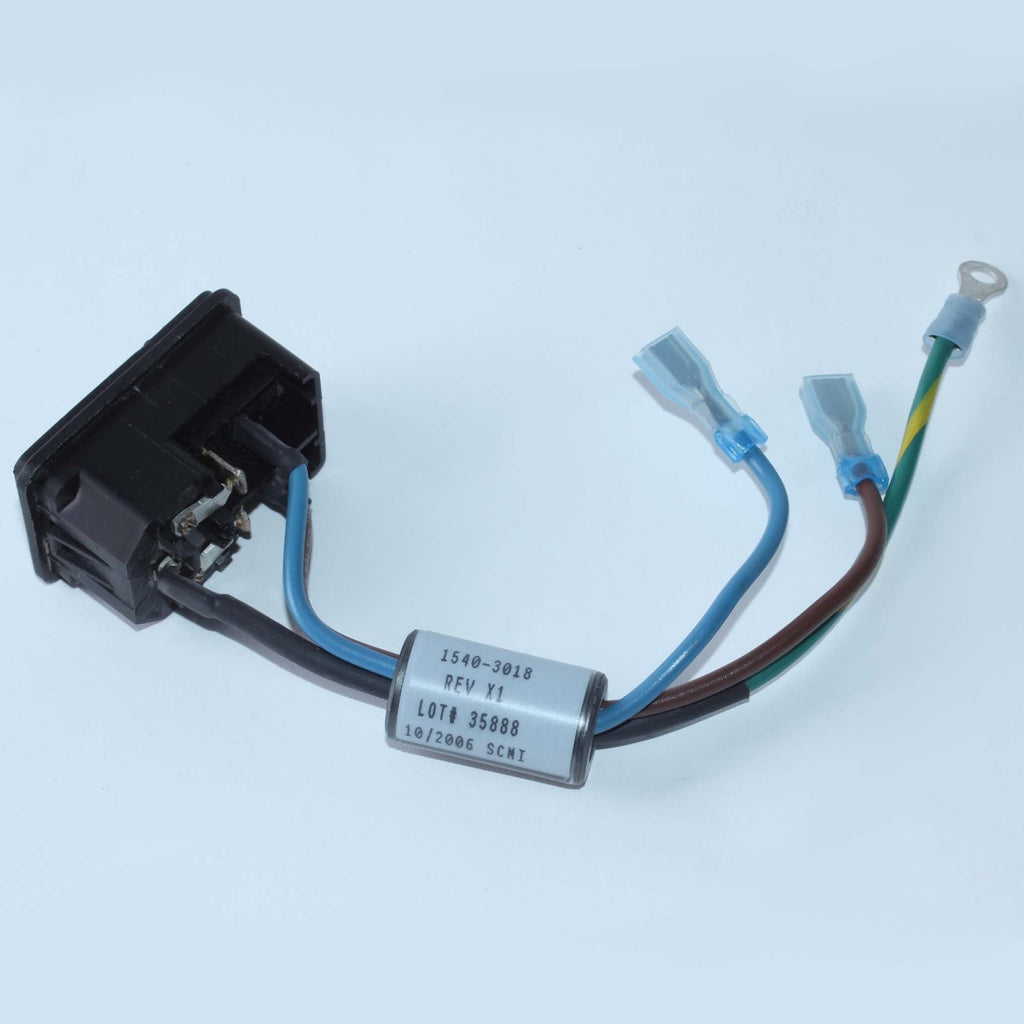 Palomar Starlux 300 Main AC Power Inlet PEM & Switch Module w/ Ferrite Filter