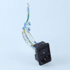 Palomar Starlux 300 Main AC Power Inlet PEM & Switch Module NO Ferrite Filter