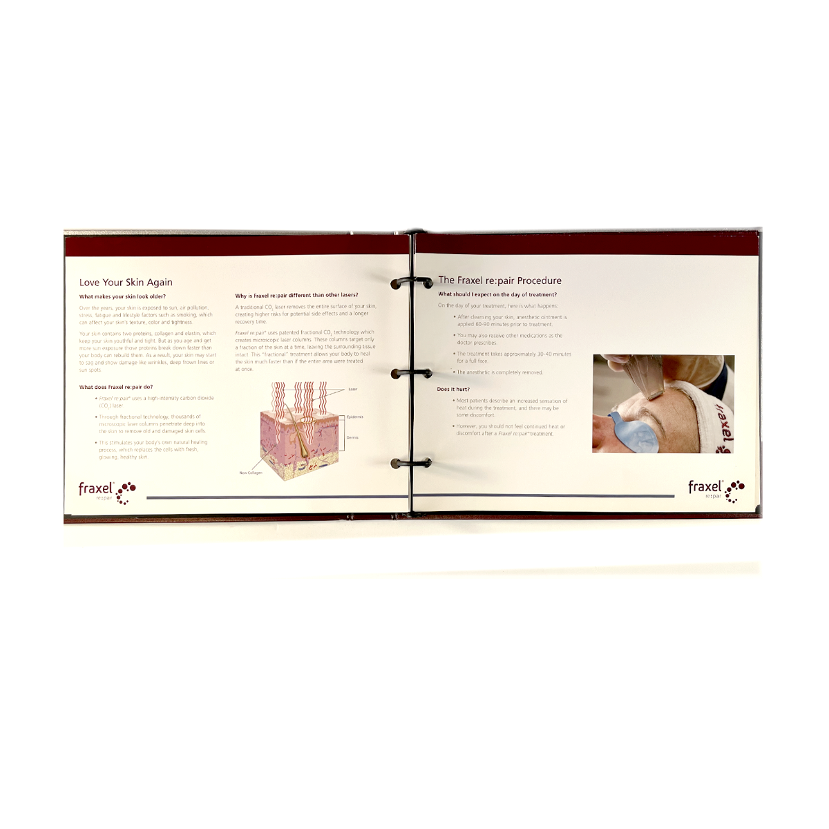 FRAXEL, “Repairing Your Aged and Damaged Skin” Booklet