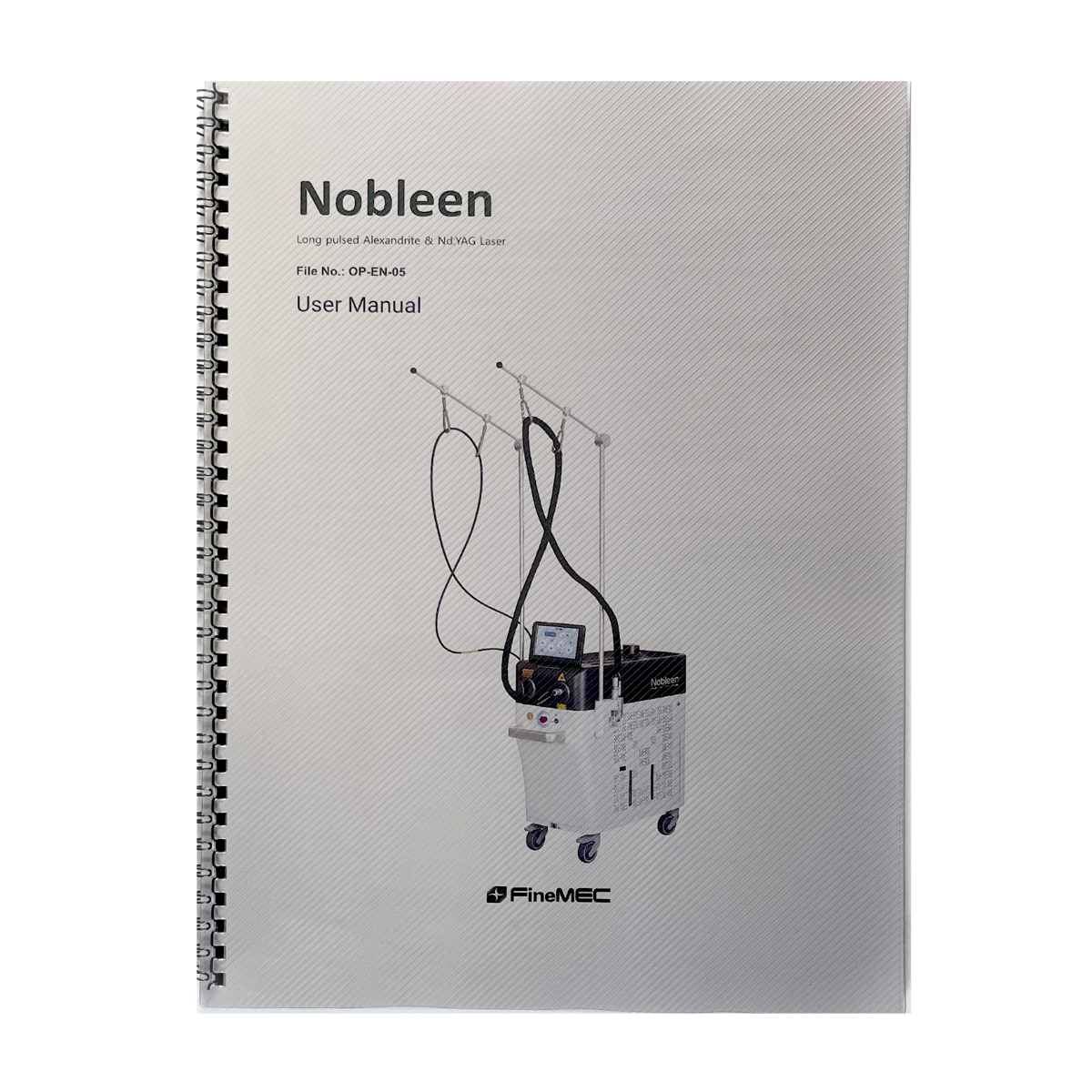 FineMec, Nobleen User Manual, Long pulsed Alexandrite & Nd: YAG Laser. P/N: OP-EN-05 Rev.5