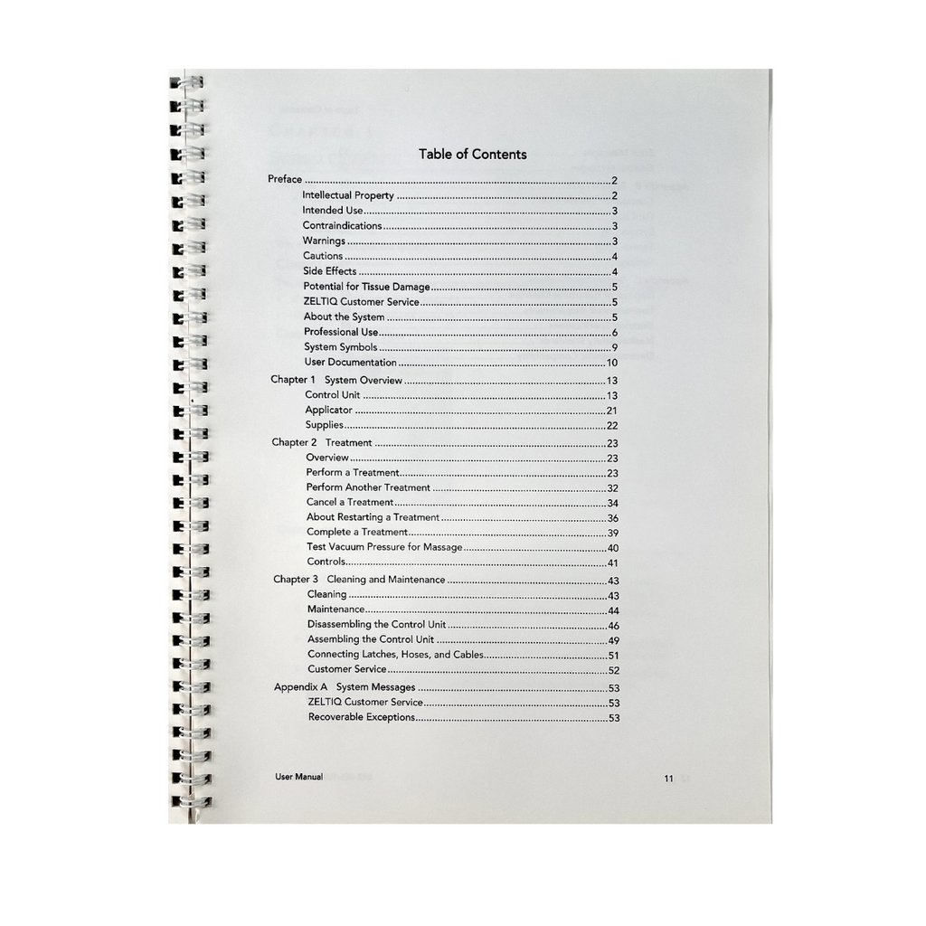 ZELTIQ User Manual CoolSculpting System (ZELTIQ Breeze System) BRZ-001-TUM-EN2-E
