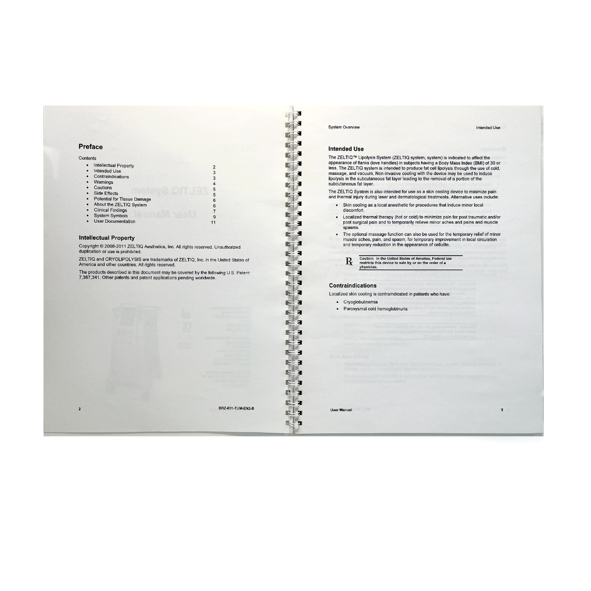ZELTIQ System User Manual BRZ-001-TUM-EN2-B