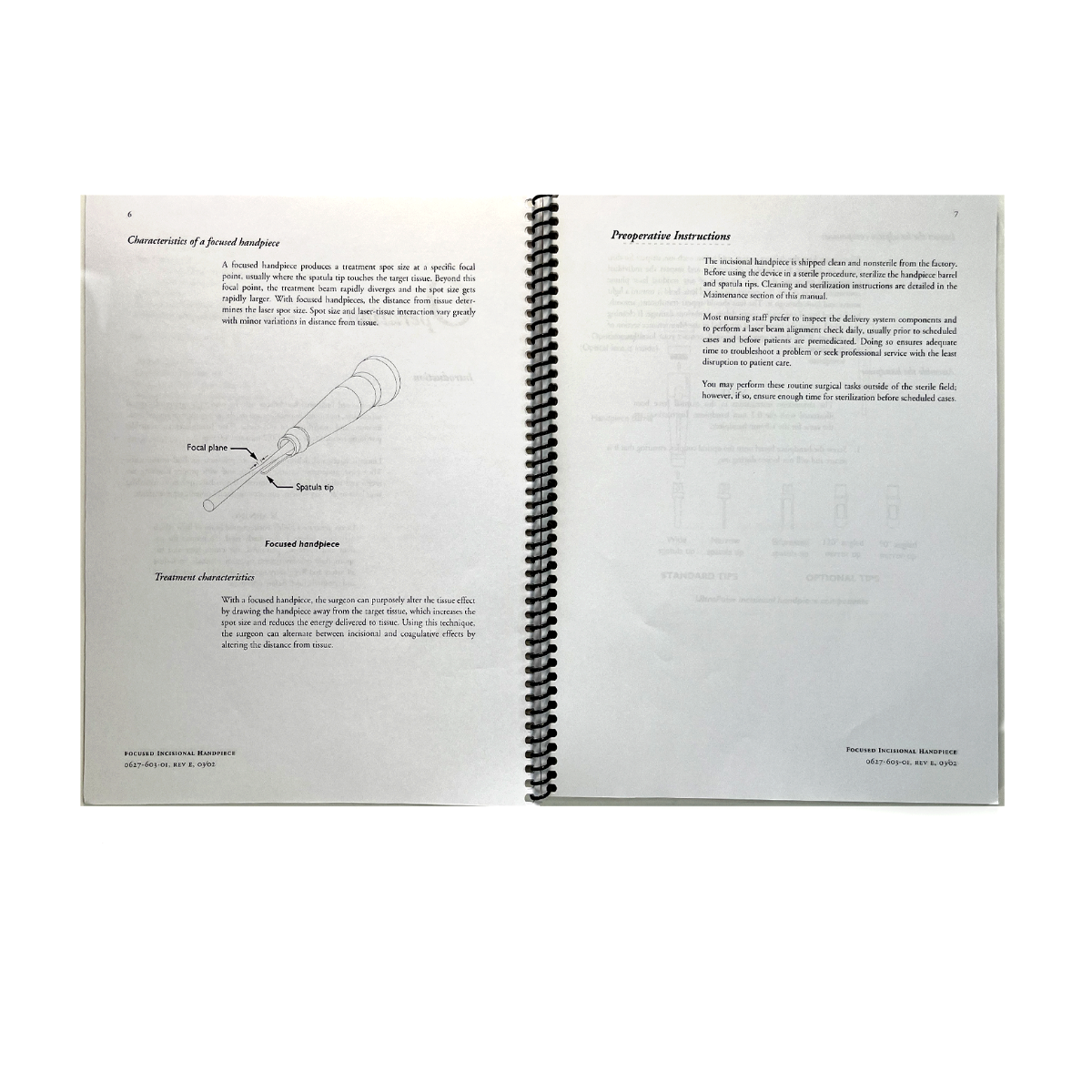 Lumenis UltraPulse Laser Focused Incisional Handpiece Operator User Manual