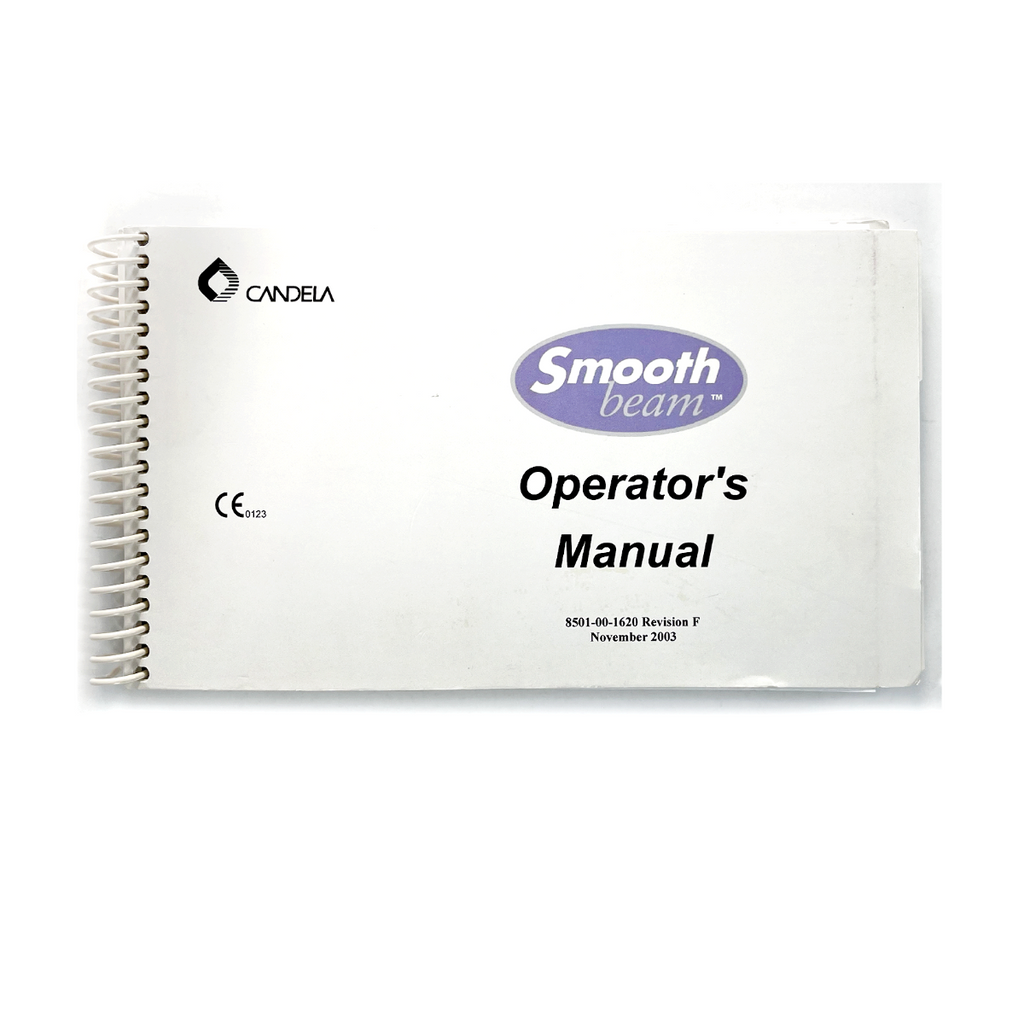 Candela Smooth beam Operators manual 8501-00-1620 Revision F November 2003