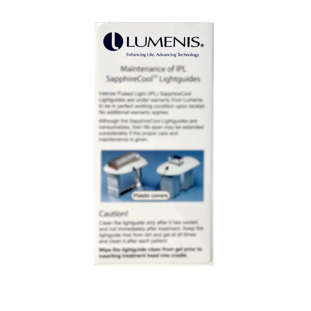 LUMENIS, Maintenance of IPL SapphireCool Lightguides Brochure, P/N: PB6500250_B