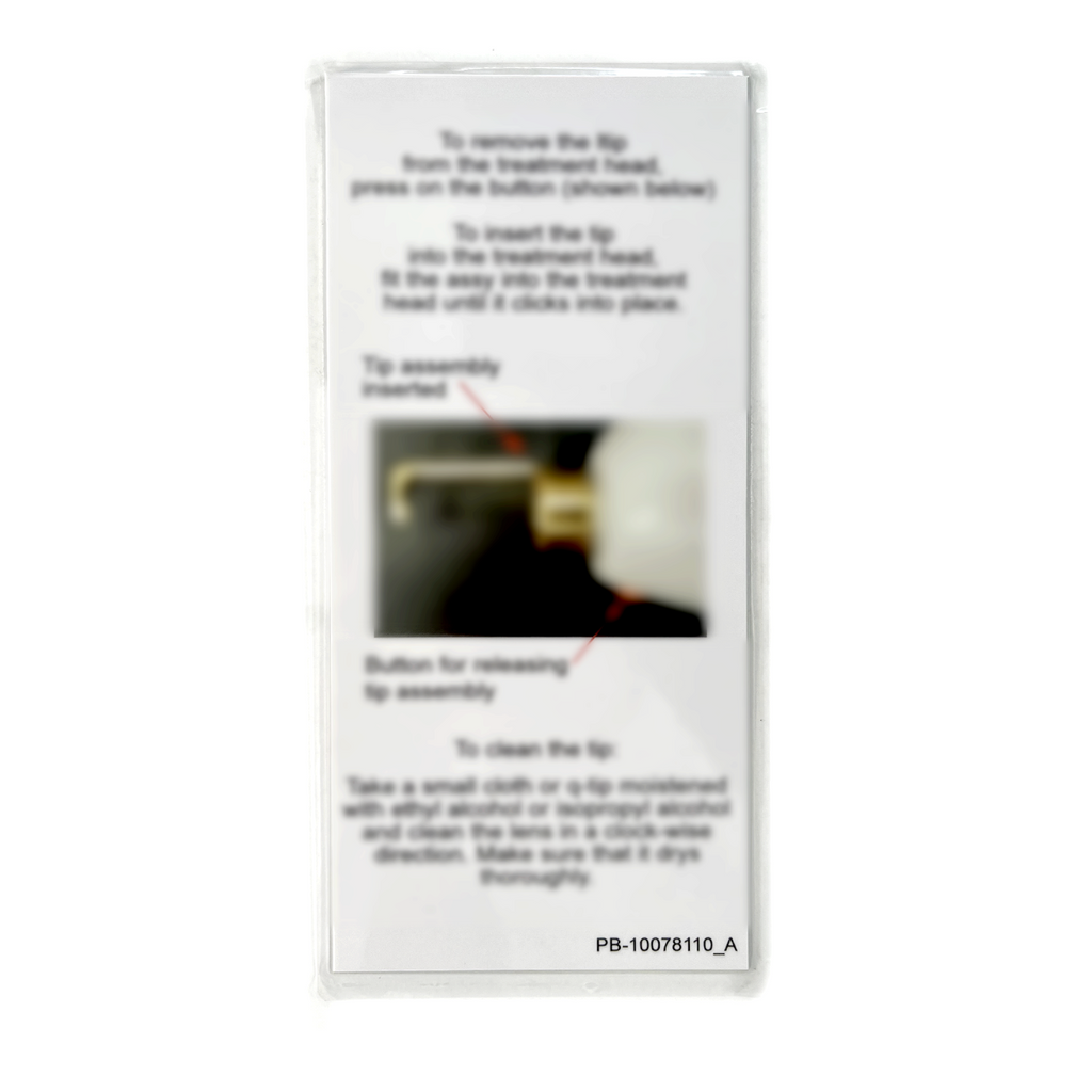 LUMENIS, Maintenance and insertion Instructions for the Multi-Spot Nd:YAG. Laminated guide. P/N: PB-10078110_A