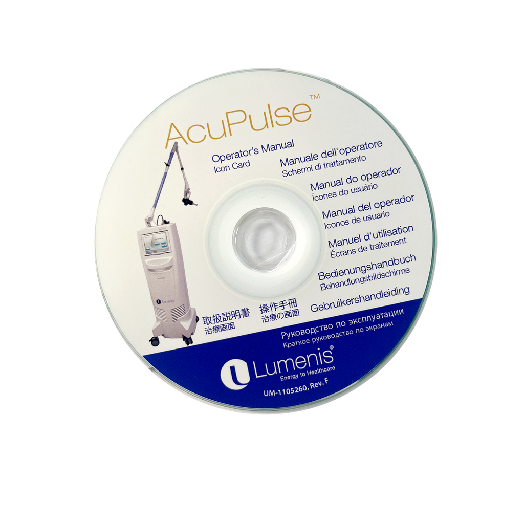 Lumenis, AcuPulse Operator’s Manual (Icon Card). CD. P/N: UM-1105260, Rev. F
