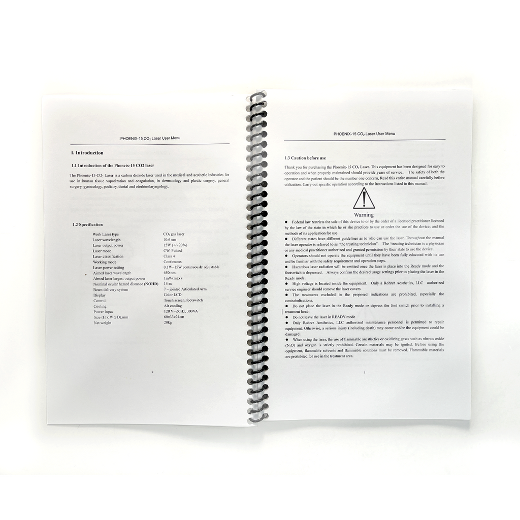 PHOENIX-15 CO2 - Laser User Manual REV 1, November 2015