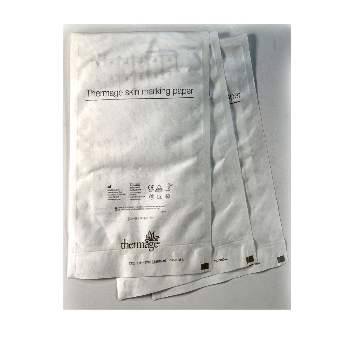 Solta, Skin Marking Paper, 3.0 Large, EXP 2016 (3 pack)
