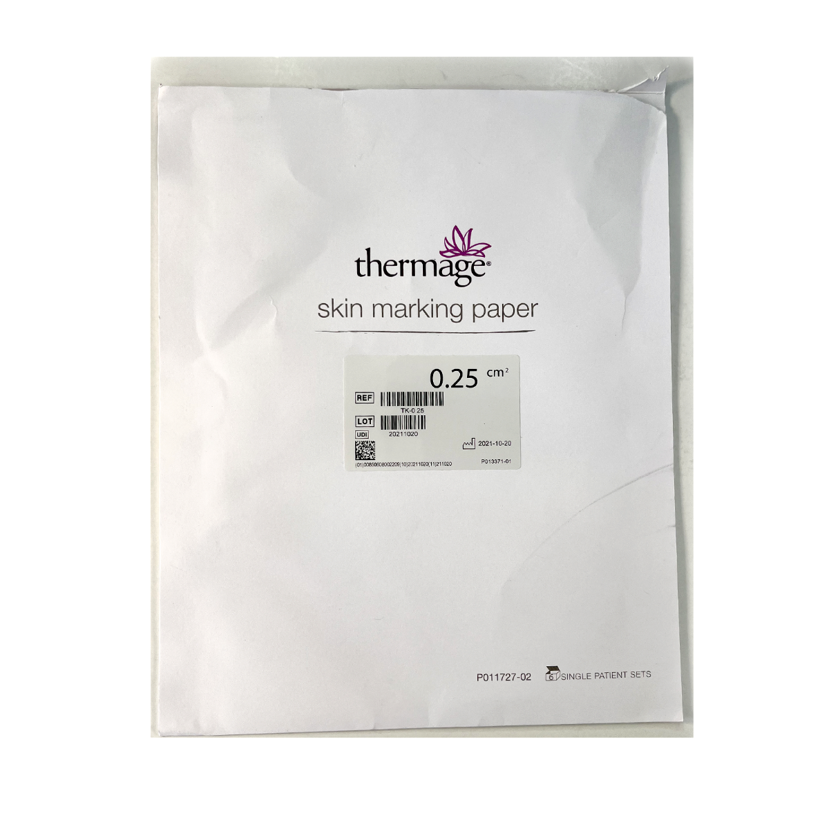 Solta, 0.25 cm2 Skin Marking Paper (5 Pack), P/N: P011727-02