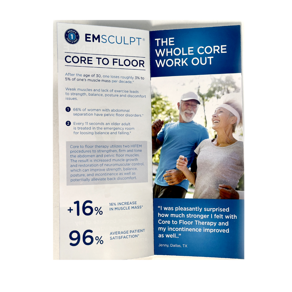 EMsculpt, Build Muscle & Sculpt your Body Brochure (73 pack)