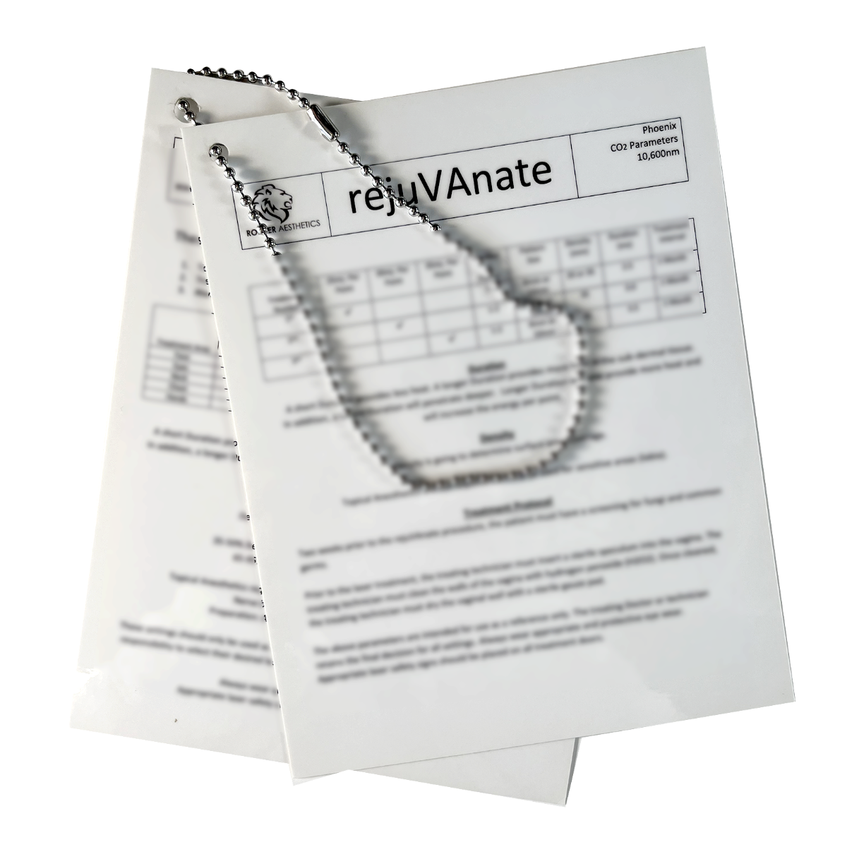 ROHRER AESTHETICS, rejuVAnate, PHOENIX-15, Guide treatment