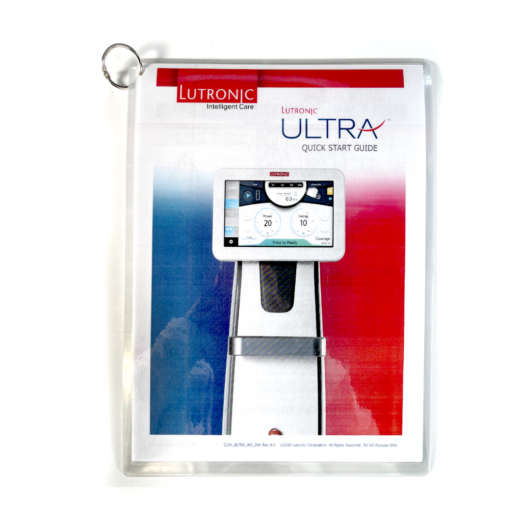 Lutronic Intelligent Care Ultra Quick Start Guide CLIN_ULTRA_001_000 Rev 0.0 2020