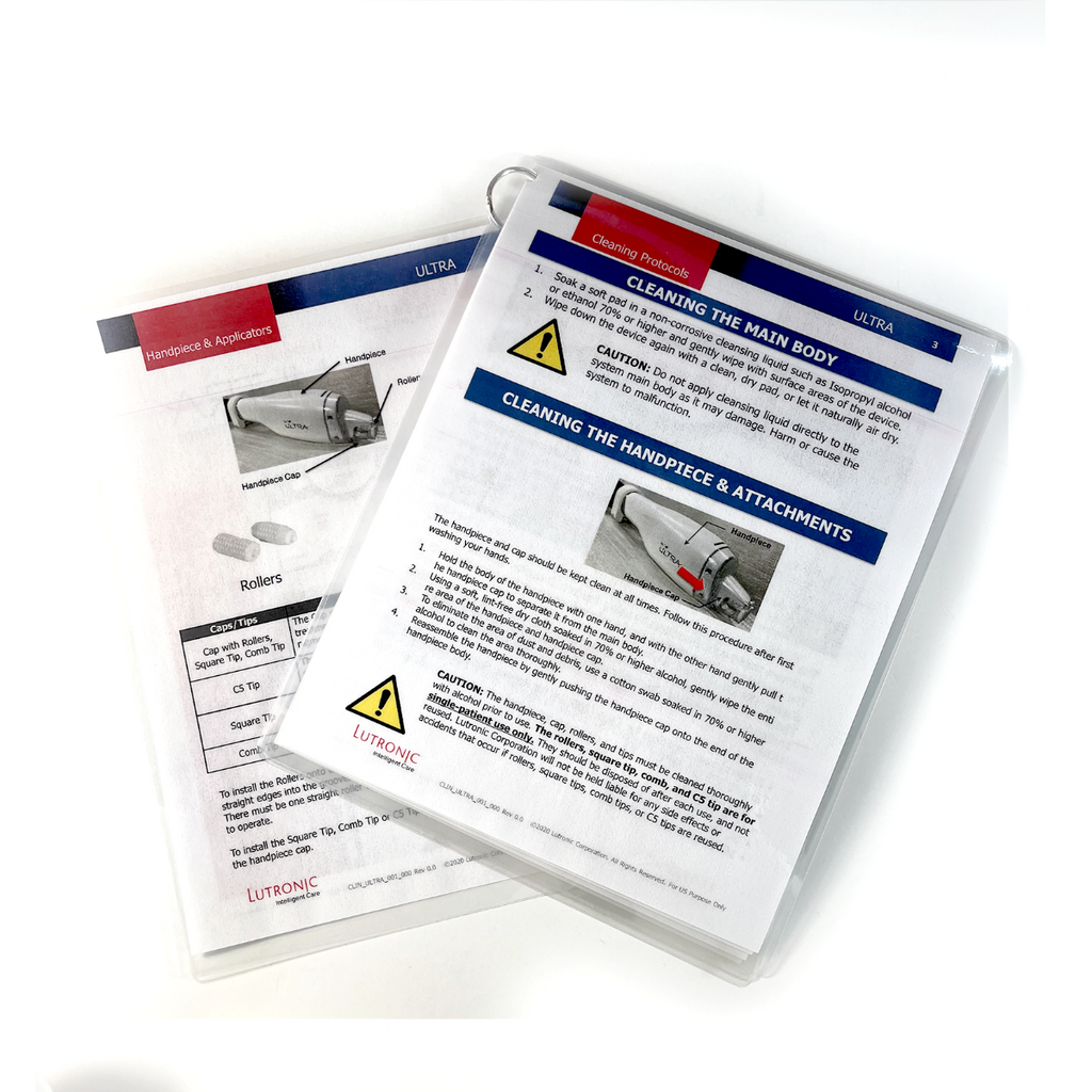 Lutronic Intelligent Care Ultra Quick Start Guide CLIN_ULTRA_001_000 Rev 0.0 2020