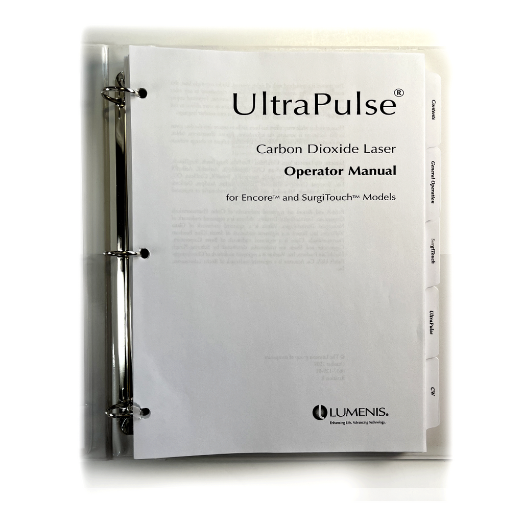 Lumenis Ultra Pulse Carbon Dioxide Laser Operator Manual 0637-129-01,Rev. E