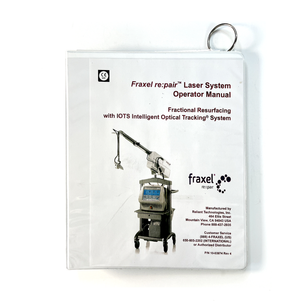 Fraxel re:pair Laser System Operator manual 10-03974 Rev 4