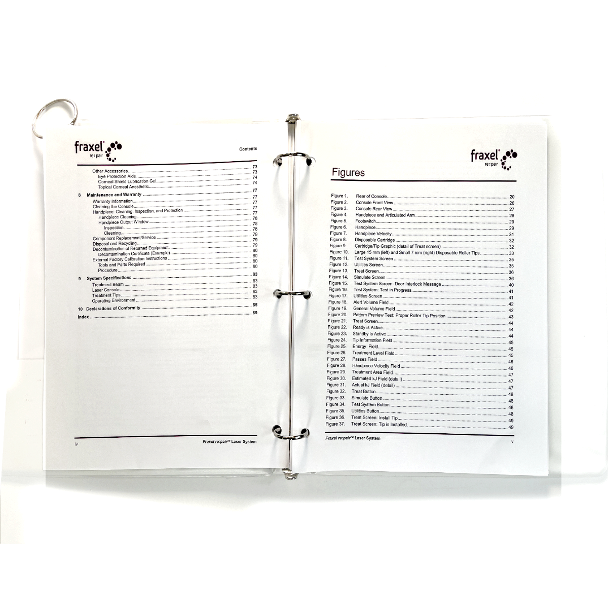 Fraxel re:pair Laser System Operator manual 10-03974 Rev 4