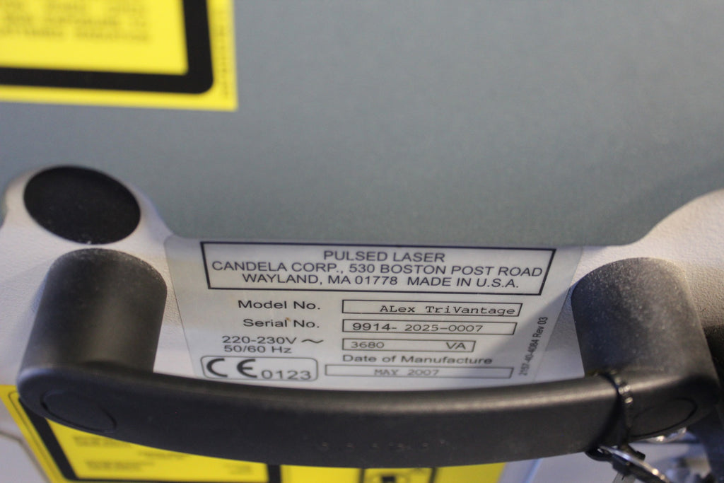 2007 Candela Alex TriVantage ATV 755 LPL 1064/532 Pigment Tattoo Removal Laser